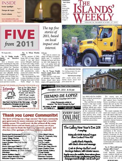 Top five stories from 2011