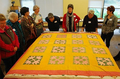 There will be a quilt history retreat on Lopez Island May 15-17.