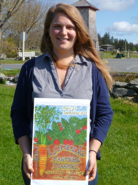 Winner of the 2011 Farmer's Market poster.