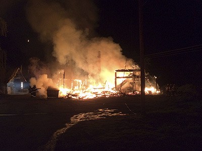 Jones Family Farm Fire