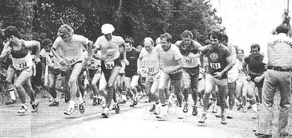 Runners in 1980. Ian Lange