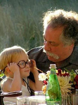 Bruce Orchid with grandson