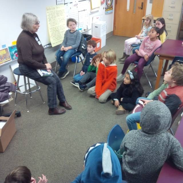 Lopez 3rd graders presented with new Rotary Club dictionaries