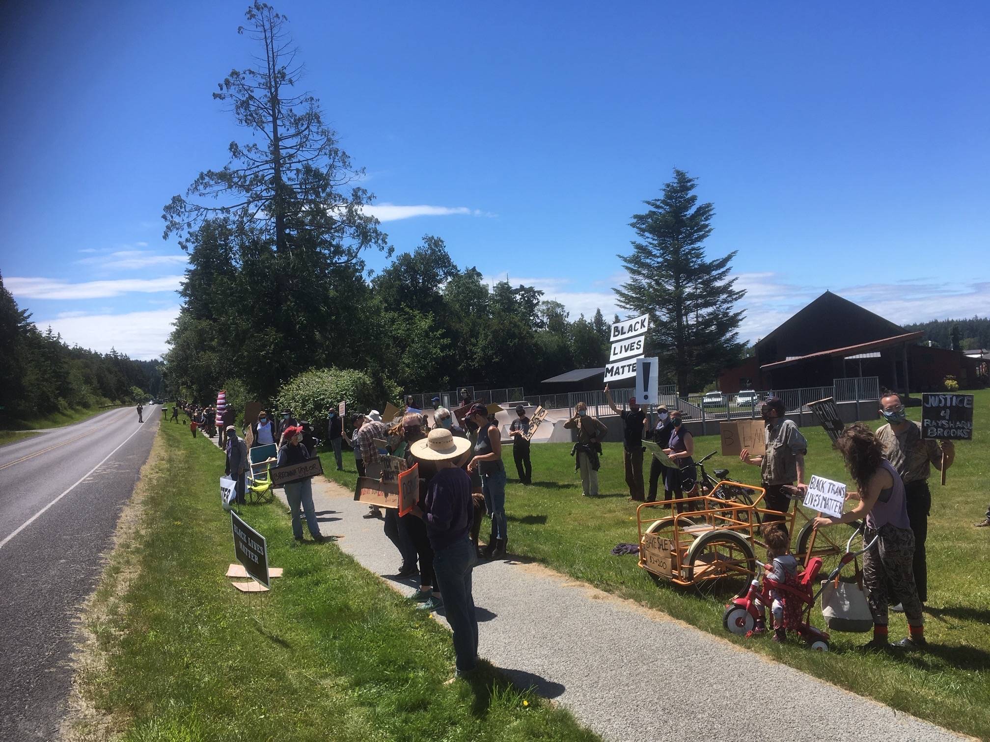 Second Black Lives Matter vigil on Lopez