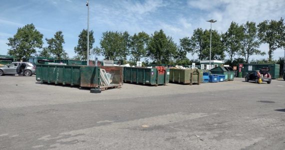 Ross MacDonald/Contributed photo
The main recycling center at BOFA on the island of Bornholm in Denmark. Customers drive into the site to separate and unload their materials. August 2022