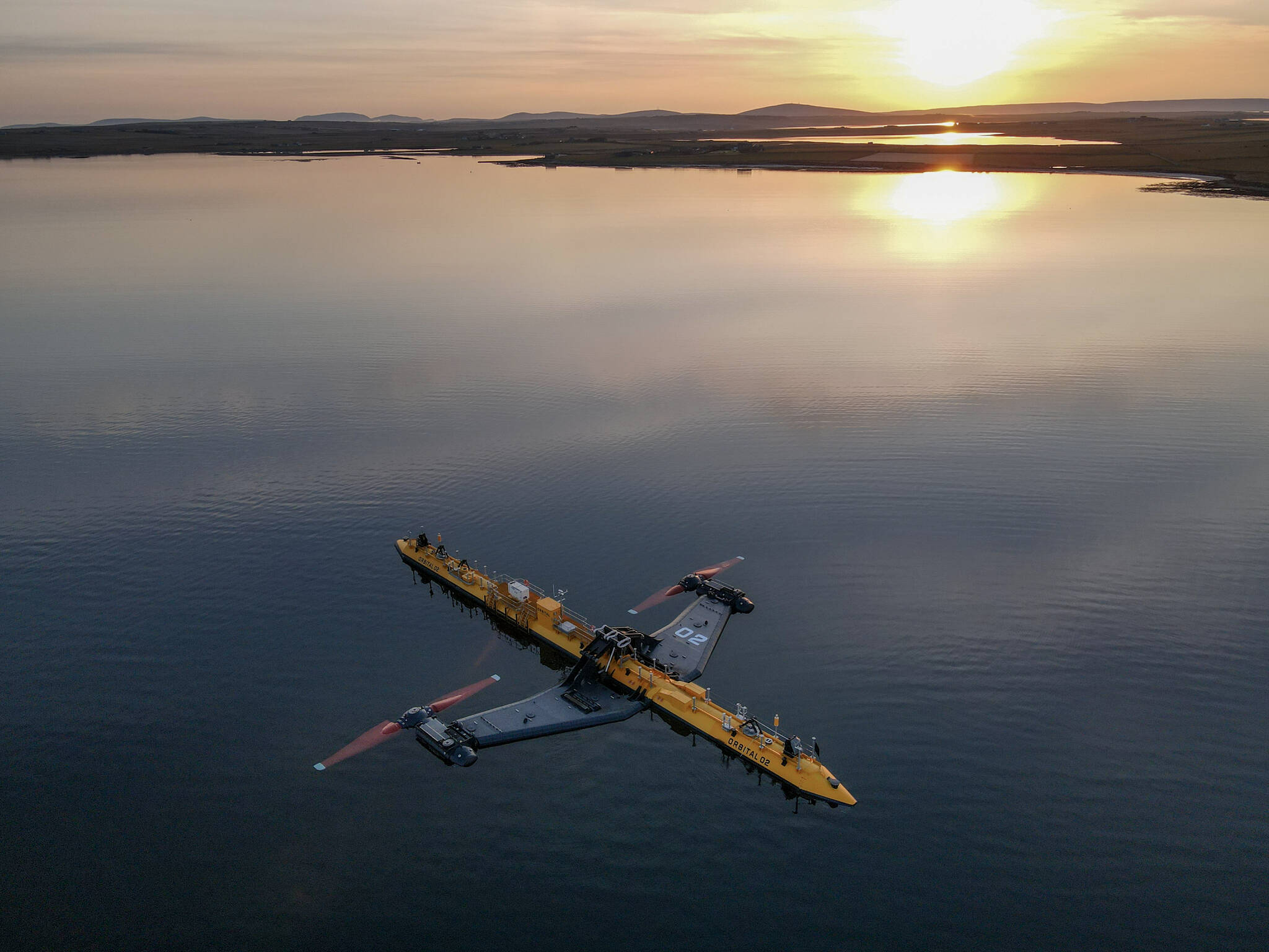 Picture Courtesy of Orbital Marine
O2 Tidal Generator in the Orkney Islands, Scotland