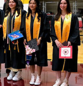 Contributed photo by Mary Bywater Cross
From left to right, Amelia Patino, Melissa Sandoval, Jade Gonzalez