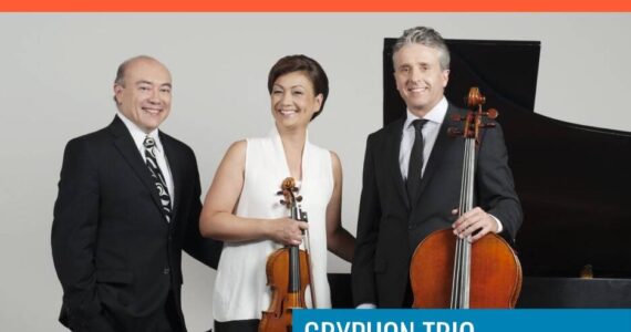 Contributed photo
The Gryphon Trio comes to Lopez Center Aug. 12 - Jamie Parker, AnnaLee Patipatanakoon, Roman Borys