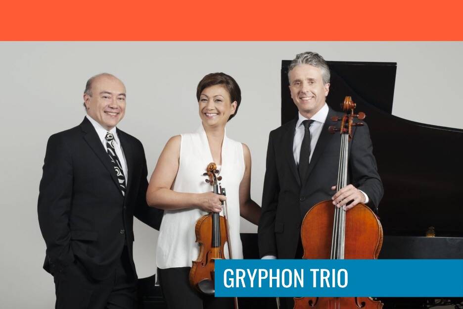 Contributed photo
The Gryphon Trio comes to Lopez Center Aug. 12 - Jamie Parker, AnnaLee Patipatanakoon, Roman Borys