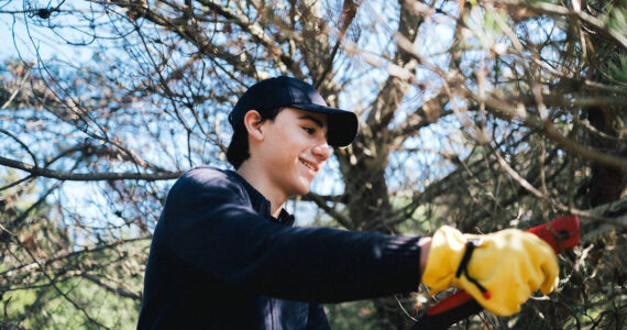 This summer, 47 crew members ages 12-18 collectively contributed 3,572 hours to stewardship work, environmental education lessons and conservation projects. Photo by Chase Anderson.