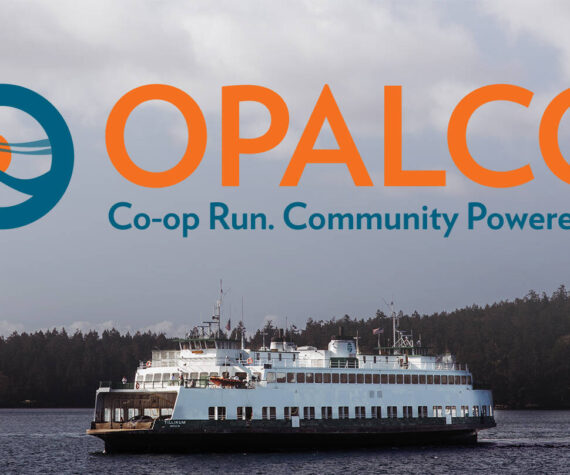 photomanip of new OPALCO logo over photo from OPALCO's flickr.